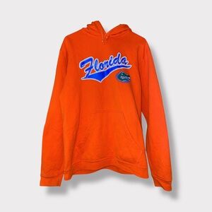 NCAA University of Florida Gators Orange Hooded Sweatshirt | Size Medium